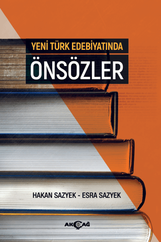 Yeni Türk Edebiyatında Önsözler %24 indirimli Hakan Sazyek