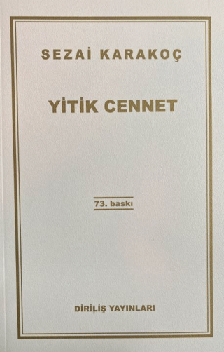 Yitik Cennet Sezai Karakoç