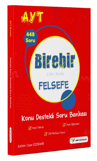 AYT Birebir Etkisi Kesin Felsefe Konu Destekli Soru Bankası Kolektif