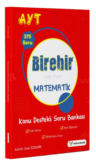 AYT Birebir Etkisi Kesin Matematik Konu Destekli Soru Bankası Kolektif