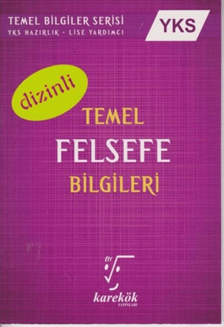 2018 YKS Temel Felsefe Bilgileri Dizinli Ahmet Sezgin