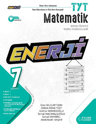 YKS TYT Enerji Matematik Konu Özetli Soru Fasikülleri Kolektif