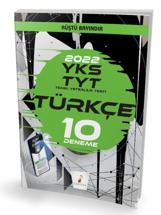 2022 YKS TYT Türkçe Dijital Çözümlü 10 Deneme Sınavı Rüştü Bayındır