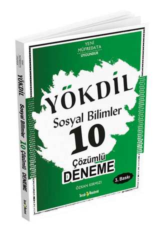 YÖKDİL Sosyal Bilimler Çözümlü 10 Deneme Özkan Kırmızı