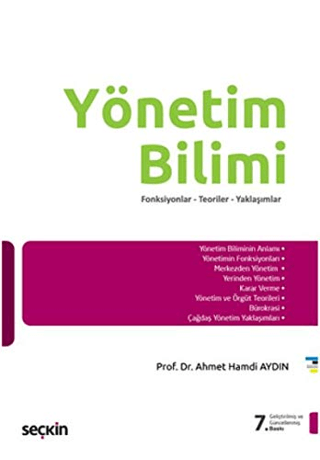 Yönetim Bilimi Ahmet Hamdi Aydın