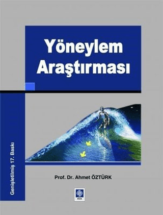 Yöneylem Araştırması %5 indirimli Ahmet Öztürk