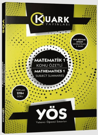 YÖS Matematik 1 Konu Özetli Kolektif