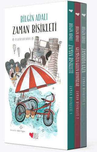 Zaman Bisikleti Üçlemesi Seti - 3 Kitap Takım - Kutulu Bilgin Adalı