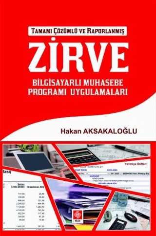 Zirve Bilgisayarlı Muhasebe Programı Uygulamaları Hakan Aksakaloğlu